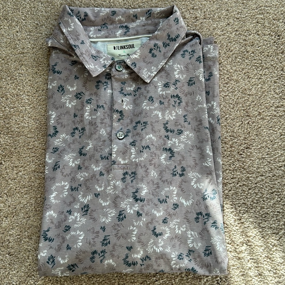 LINKSOUL SHORT SLEEVE POLO NWOT